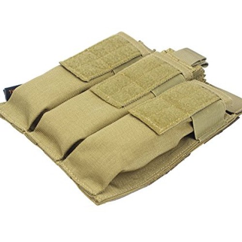 Yunshao Tactical Triple Mag Pouch TAN