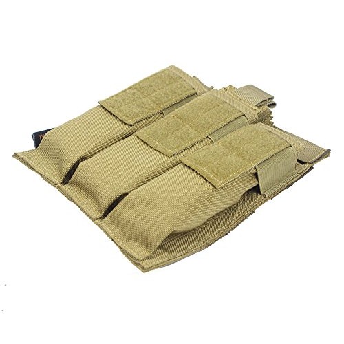 Yunshao Tactical Triple Mag Pouch TAN