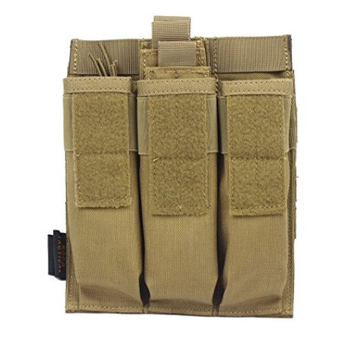 Yunshao Tactical Triple Mag Pouch TAN