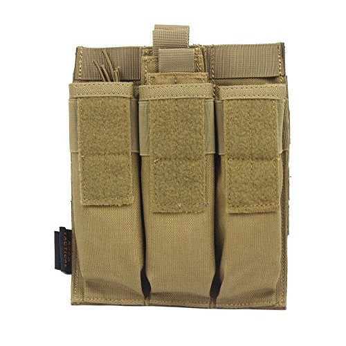 Yunshao Tactical Triple Mag Pouch TAN