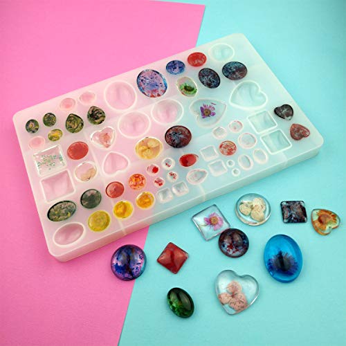 Jewelry Casting Molds,Gem Jewelry Silicone Casting Mold, for Resin...