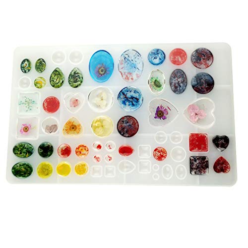 Jewelry Casting Molds,Gem Jewelry Silicone Casting Mold, for Resin...