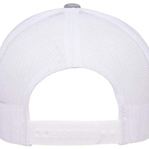 YUPOZ YP Classics Retro Trucker Cap 2-Tone, Heather/White, OSFA