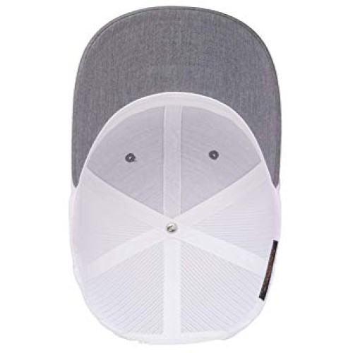 YUPOZ YP Classics Retro Trucker Cap 2-Tone, Heather/White, OSFA