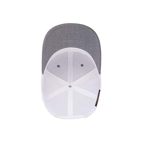 YUPOZ YP Classics Retro Trucker Cap 2-Tone, Heather/White, OSFA