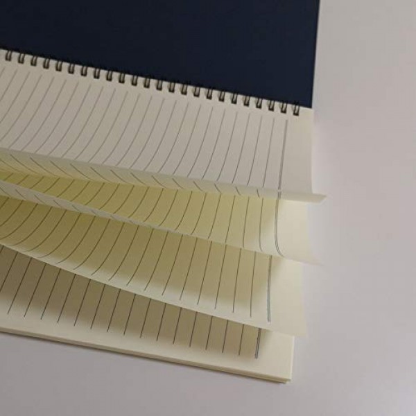 YUREE Spiral Notebook/Spiral Journal Lined, B5 Hard Kraft Cover Wi...