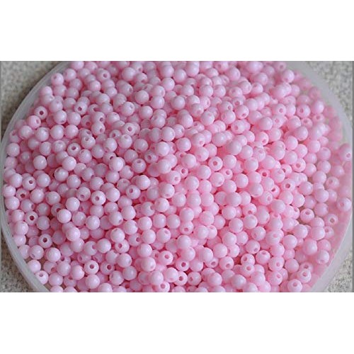 Yuren 2000 Pieces of Bulk Plastic Rainbow Opaque Mixed Color Pony ...