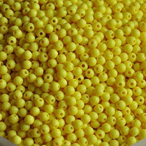 Yuren 2000 Pieces of Bulk Plastic Rainbow Opaque Mixed Color Pony ...