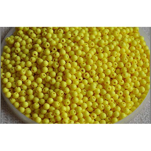 Yuren 2000 Pieces of Bulk Plastic Rainbow Opaque Mixed Color Pony ...