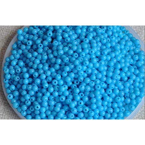 Yuren 2000 Pieces of Bulk Plastic Rainbow Opaque Mixed Color Pony ...