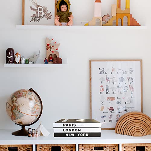 YVPSI 3 Pieces Fashion Decorative Book，Hardcover Modern Decorativ...