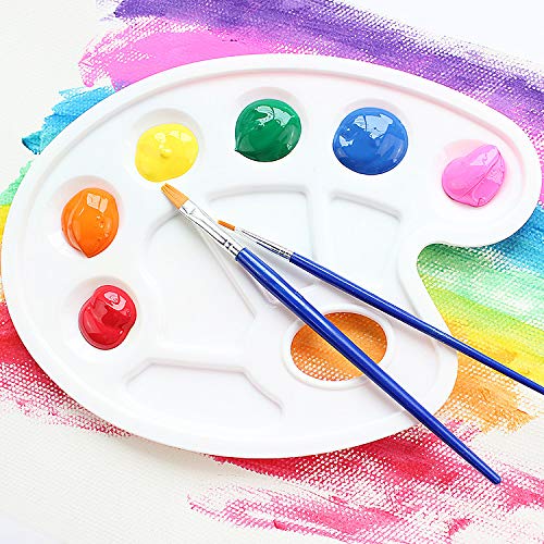 YXQSED-3 Pieces Paint Tray Palettes with Thumb Hole - Best for Acr...