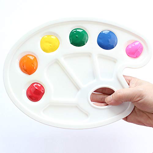 YXQSED-3 Pieces Paint Tray Palettes with Thumb Hole - Best for Acr...
