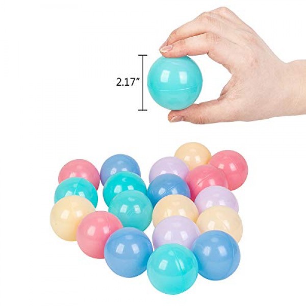 YYAO Ocean Pit Balls 200 pcs Baby Toys Balls,5 Color Phthalate & B...