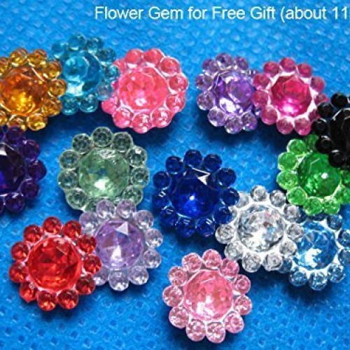 YYCRAFT Sale 120 Assorted Fabric Applique Scrapbooking Ribbon Flow...