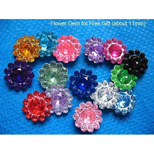 YYCRAFT Sale 120 Assorted Fabric Applique Scrapbooking Ribbon Flow...