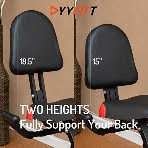 YYFITT 3-In-1 Folding Exercise Bike, Stationary Bikes for Home wit...