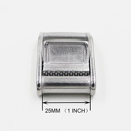 YYST Stainless Steel 316 Cam Flap Buckles Press Cam Buckles Tie Do...