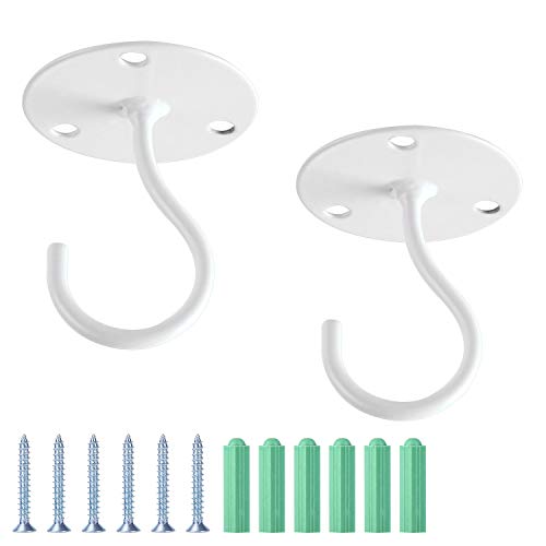 Ceiling Hooks for Hanging Plants - Metal Plant Bracket Iron Wall M...