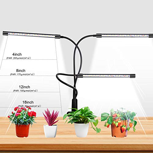 YZIXNUY Plant Grow Light, 60 LED Grow Lamp with Full Spectrum for ...