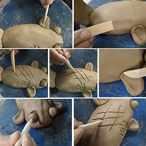 Sculpting Tools,YZNlife Set of 30 Clay Sculpting Tool Wooden Handl...