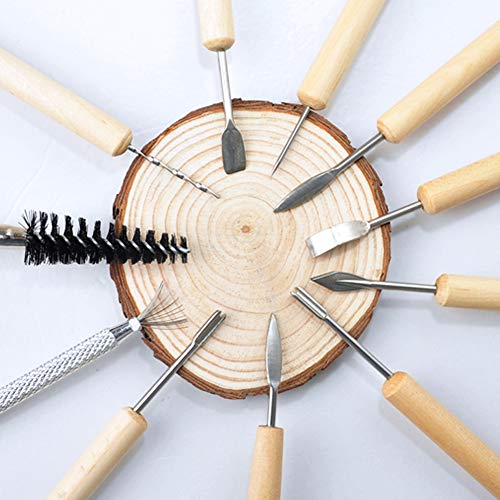 Sculpting Tools,YZNlife Set of 30 Clay Sculpting Tool Wooden Handl...