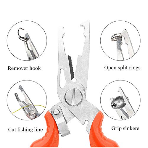 Z&S Pack of 252pcs Heavy Duty Stainless Steel Split Rings and Plie...