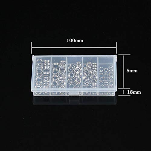Z&S Pack of 252pcs Heavy Duty Stainless Steel Split Rings and Plie...