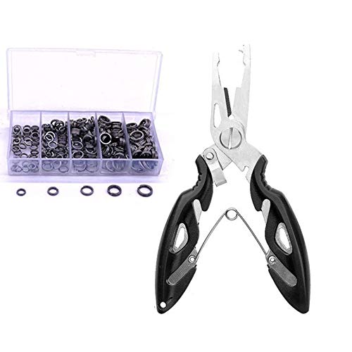 Z&S Pack of 252pcs Heavy Duty Stainless Steel Split Rings and Plie...