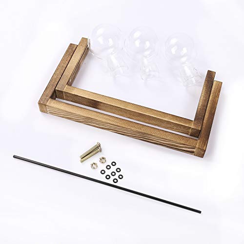 Plant Terrarium Hydroponic Vase Glass Planter Bulb Vase Tabletop H...