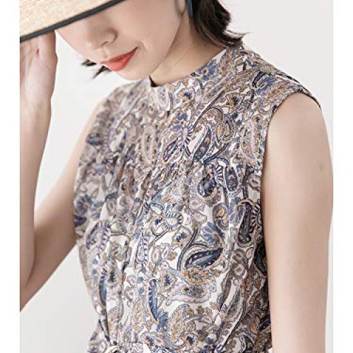 ZAIONE Vintage Paisley Floral Printed Fabric by The Yard Width 58...