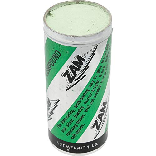 Zam Buffing Compound Silver Turquoise Polishing 1 Lb.