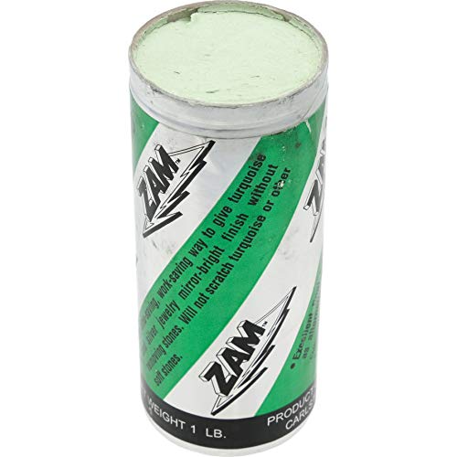 Zam Buffing Compound Silver Turquoise Polishing 1 Lb.