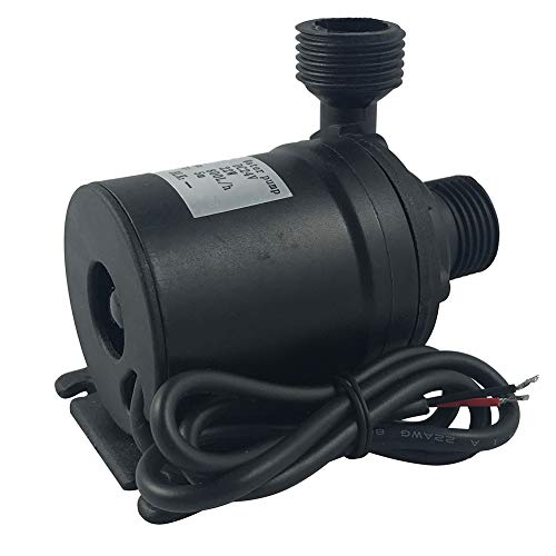 ZAOJIAO DC 12V Brushless Water Pump 1/2 Male Thread Centrifugal ...