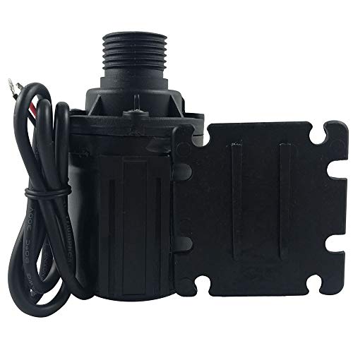 ZAOJIAO DC 12V Brushless Water Pump 1/2 Male Thread Centrifugal ...