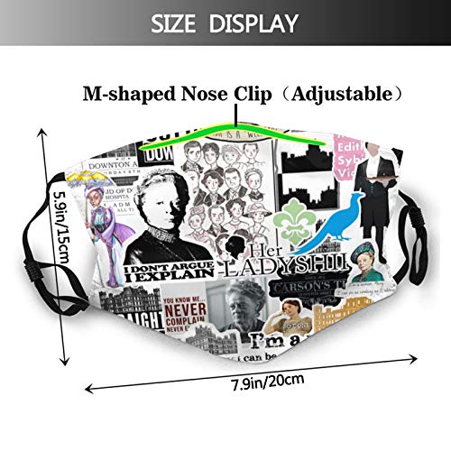 Downton Abbey Tv Shows Face Mask Balaclava Fashion Design Reusable...