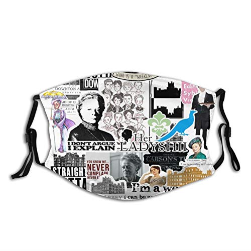 Downton Abbey Tv Shows Face Mask Balaclava Fashion Design Reusable...