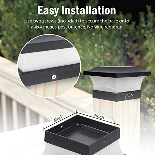 ZCFXGHH Led Outdoor Solar Light Ip65 Waterproof Outdoor Fence Door...