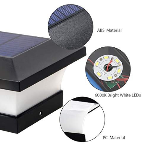 ZCFXGHH Led Outdoor Solar Light Ip65 Waterproof Outdoor Fence Door...