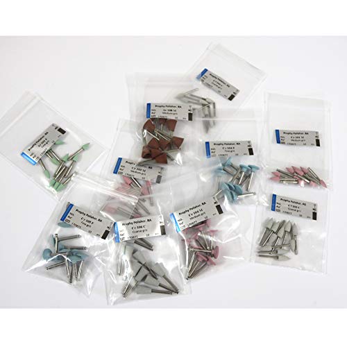 Silicone Polishing Kit,50pcs Silicone Polishing Bur Bit Kits for C...