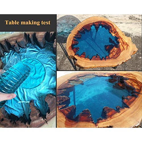 Epoxy Resin Crystal Clear, Resin for Bar Table Top, Wood, Art, Cra...