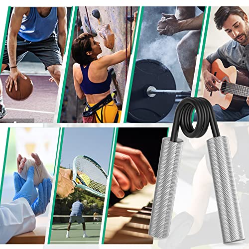 ZEAGUS Grip Strength Trainer 4 Pack,50LB-200LB Metal Hand Grip Str...