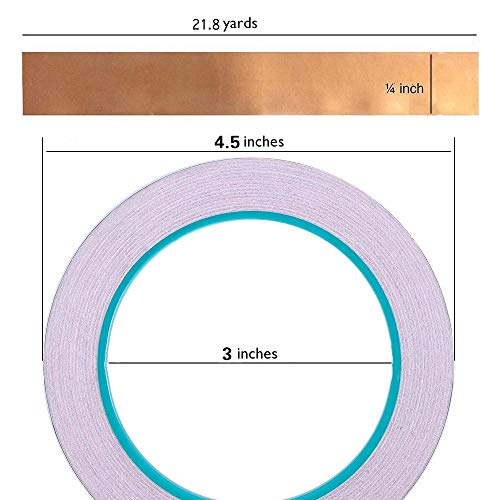 Zehhe Copper Foil Tape with Double-Sided Conductive - EMI Shieldin...