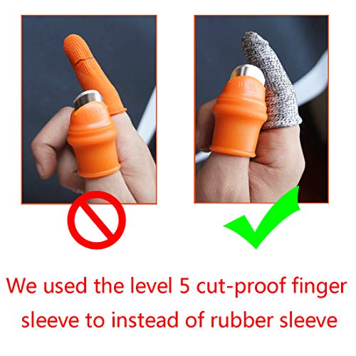 Zehhe Professional Garden Silicone Thumb Knife, Harvesting Plant K...