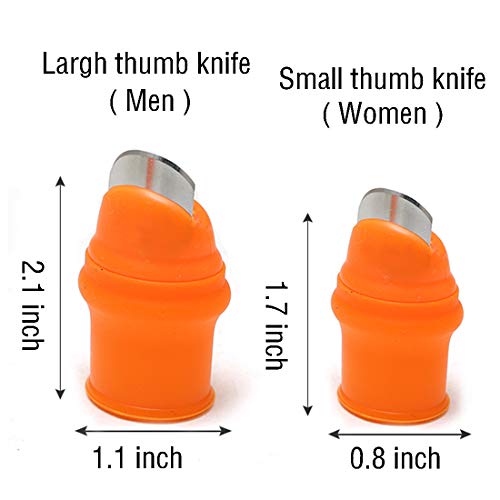 Zehhe Professional Garden Silicone Thumb Knife, Harvesting Plant K...