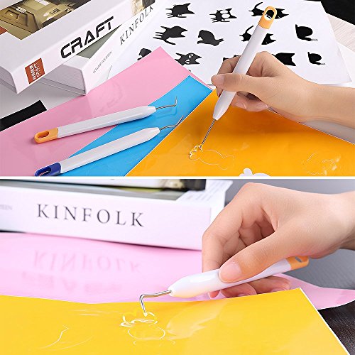 6 Pieces Craft Vinyl Weeding Tools Set Stainless Steel Precision C...