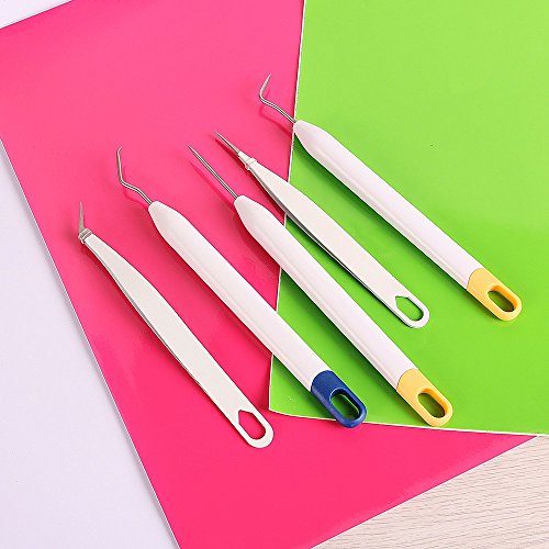 6 Pieces Craft Vinyl Weeding Tools Set Stainless Steel Precision C...