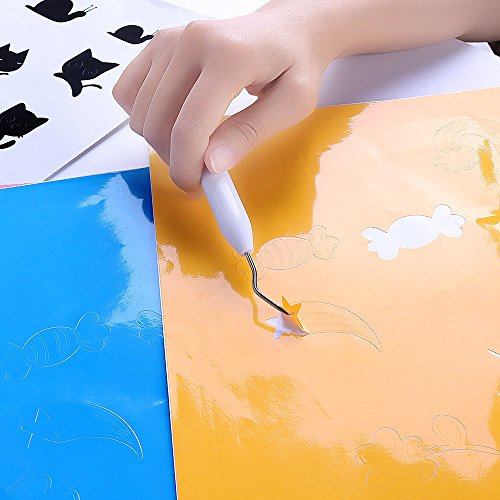 6 Pieces Craft Vinyl Weeding Tools Set Stainless Steel Precision C...