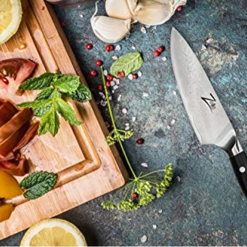 Zelite Infinity Chef Knife 6 Inch - Alpha-Royal Series - Japanese ...