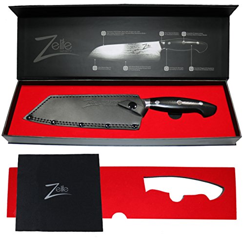 Zelite Infinity Santoku Knife 7 Inch - Executive-Plus Series - Jap...